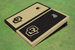 University of Colorado "CU" Alternating Border Cornhole Boards University of Colorado "CU" Alternating Border Cornhole Boards