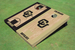 University of Colorado "CU" Alternating Basketball Court Custom Cornhole Board