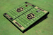 University of Colorado "CU" Black Alternating Football Field Custom Cornhole Boards
