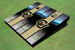 University of Colorado "CU" Field Long Stripe Matching Gold Themed Cornhole Boards