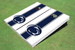 Penn State University Nittany Lions Navy Blue and White Matching Long Stripe Cornhole Boards
