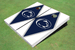 Penn State University Nittany Lions Navy Blue and White Matching Diamond Cornhole Boards