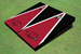 University Of Arkansas Maroon and Black Matching Triangle Cornhole Boards