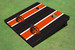 Oregon State University Orange and Black  Matching Long Stripe Cornhole Boards