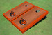 Oregon State University Orange Rosewood Matching Borders Cornhole Boards