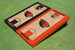 Oregon State University Alternating Basketball Court Custom Cornhole Board