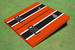 Oregon State University "OSU" Black and Orange Matching Long Stripe Cornhole Boards