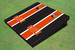 Oregon State University "OSU" Orange and Black Matching Long Stripe Cornhole Boards
