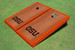 Oregon State University "OSU" Orange Rosewood Matching Borders Cornhole Boards