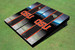 Oregon State University "OSU" Field Long Stripe Matching Black Themed Cornhole Boards