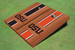 Oregon State University "OSU" Rosewood Alternating Long Stripe Cornhole Boards Oregon State University "OSU" Rosewood Alternating Long Stripe Cornhole Boards