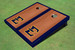 East Tennessee State University E Navy Rosewood Matching Border Cornhole Boards