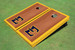 East Tennessee State University E Yellow Rosewood Matching Borders Cornhole Boards