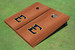 East Tennessee State University E Solid Rosewood Cornhole Boards