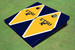 East Tennessee State University ETSU  Yellow and Navy Matching Diamond Cornhole Boards
