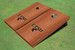 East Tennessee State University ETSU Solid Rosewood Cornhole Boards