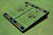 East Tennessee State University ETSU Navy Matching Football Field Custom Cornhole Boards