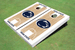 Penn State University Nittany Lions White Matching Basketball Court Custom Cornhole Board
