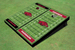 University Of Arkansas Alternating Football Field Custom Cornhole Board University Of Arkansas Alternating Football Field Custom Cornhole Board