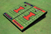 University of Illinois Alternating Football Field Custom Cornhole Boards