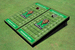 Marshall University Green Matching Football Field Custom Cornhole Boards