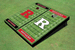 Rutgers University Alternating Football Field Custom Cornhole Boards