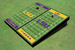 Louisiana State University Alternating Football Field Custom Cornhole Boards