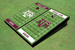 Texas A&M Alternating Football Field Custom Cornhole Board