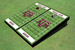 Texas A&M White Matching Football Field Custom Cornhole Board