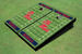 University Of Mississippi Navy Matching Football Field Custom Cornhole Boards