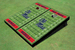 University Of Mississippi Red Matching Football Field Custom Cornhole Boards