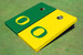 University of Oregon Alternating Solid Cornhole Boards