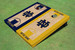 University of Notre Dame Basketball Court Custom Cornhole Boards