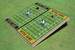 University of Notre Dame "Fighting Irish" Alternating Football Field Custom Cornhole Boards University of Notre Dame "Fighting Irish" Alternating Football Field Custom Cornhole Boards