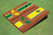 University of Oregon "Wings" Rosewood Alternating Long Stripe Cornhole Boards University of Oregon "Wings" Rosewood Alternating Long Stripe Cornhole Boards