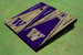 University Of Washington "W" Alternating Wood Look Triangle Cornhole Boards