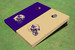 University Of Washington Helmet Alternating Solid Cornhole Boards University Of Washington Helmet Alternating Solid Cornhole Boards