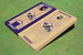 University Of Washington Helmet Alternating Basketball Court Custom Cornhole Board