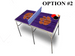Clemson University Portable Table Tennis Ping Pong Folding Table w/Accessories Clemson University Portable Table Tennis Ping Pong Folding Table w/Accessories