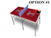 Temple University Portable Table Tennis Ping Pong Folding Table w/Accessories