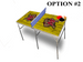 University of Maryland Portable Table Tennis Ping Pong Folding Table w/Accessories
