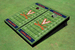 University of Virginia Navy Matching Football Field Custom Cornhole Board