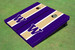 University Of Washington "W" Gold and Purple Matching Long Stripe Cornhole Boards