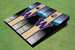 University Of Washington "W" Field Long Stripe Matching Gold Themed Cornhole Boards