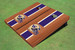 University Of Washington Helmet Purple Rosewood Matching Long Stripe Cornhole Boards