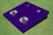 University Of Washington Helmet Purple Matching Solid Cornhole Boards