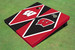 University of Wisconsin Alternating Diamond Cornhole Boards