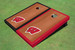 University of Wisconsin Rosewood Alternating Border Cornhole Boards