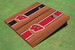 University of Wisconsin Rosewood Alternating Long Stripe Cornhole Boards University of Wisconsin Rosewood Alternating Long Stripe Cornhole Boards