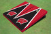 University of Wisconsin Black and Red Matching Triangle Cornhole Boards University of Wisconsin Black and Red Matching Triangle Cornhole Boards